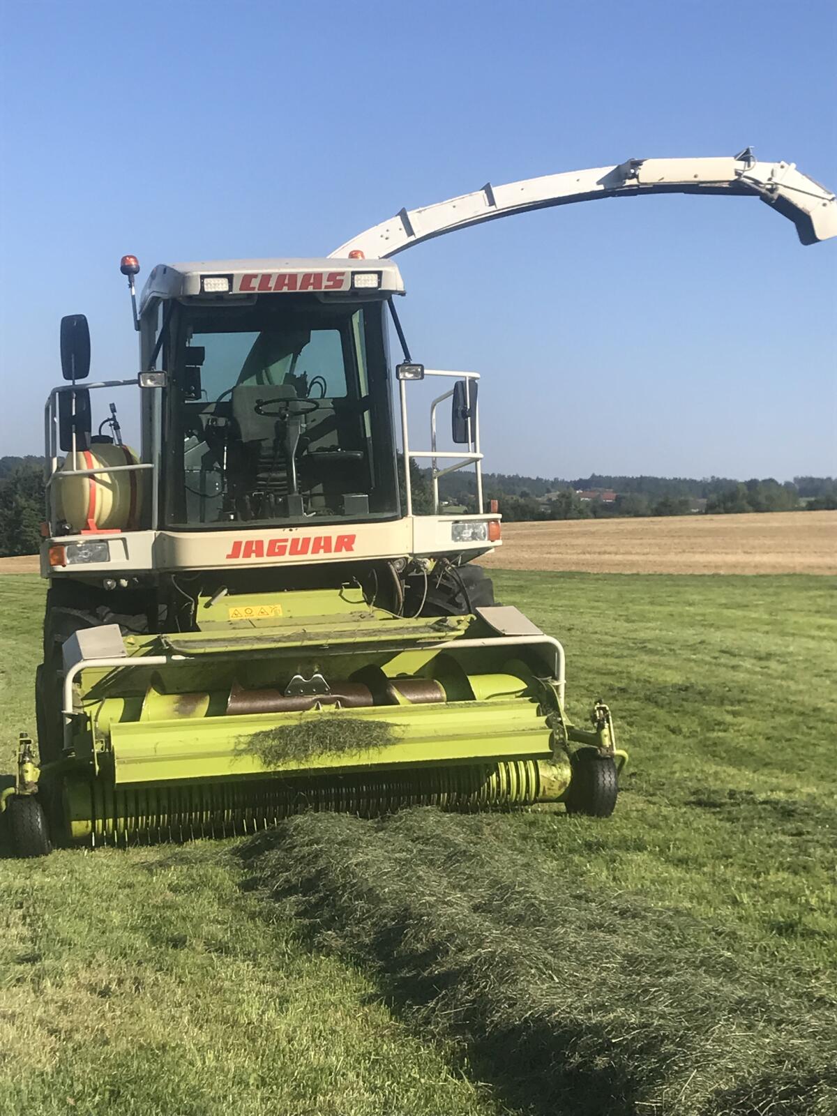 Claas Jaguar 840 Allrad mit RU450 und Pickup 300 HD 2