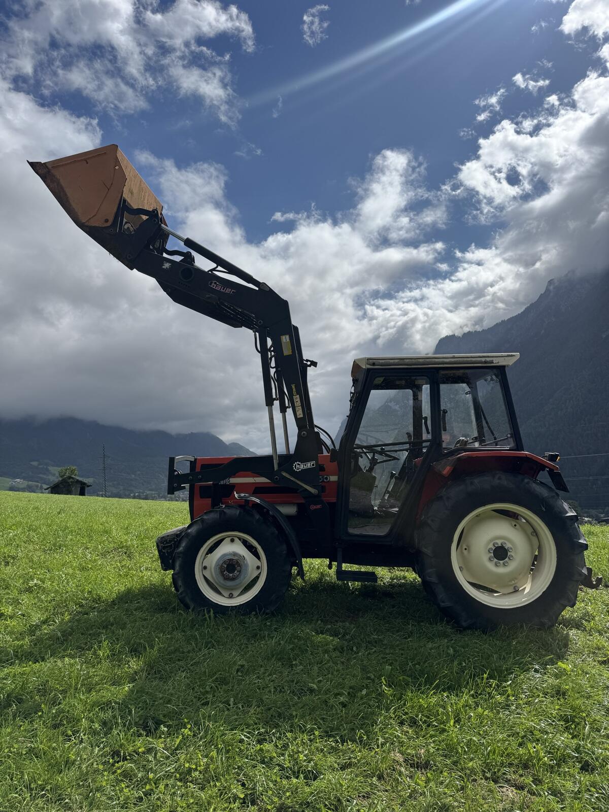 Same Solar 50 mit Hauerfrontlader 1
