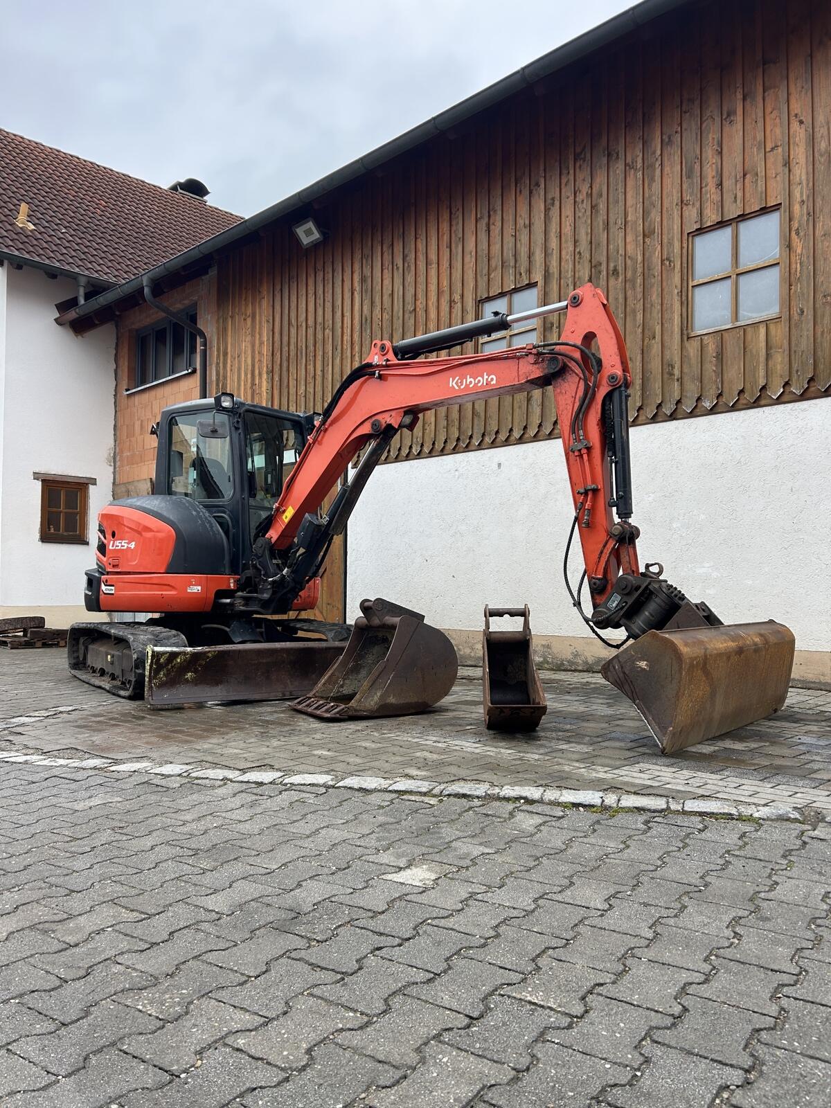 Kubota U55-4, Bagger, Minibagger, Kubota KX, Powertilt 2