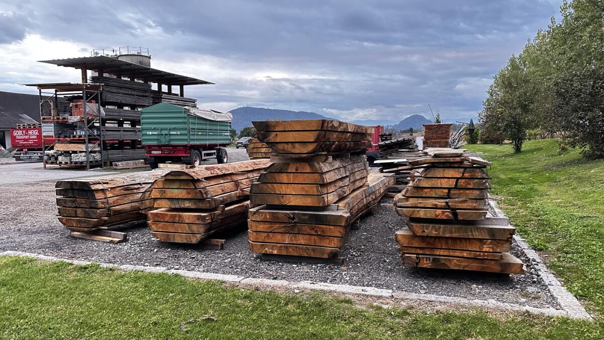 Massivholzplatte Eiche, Tischplatte 3