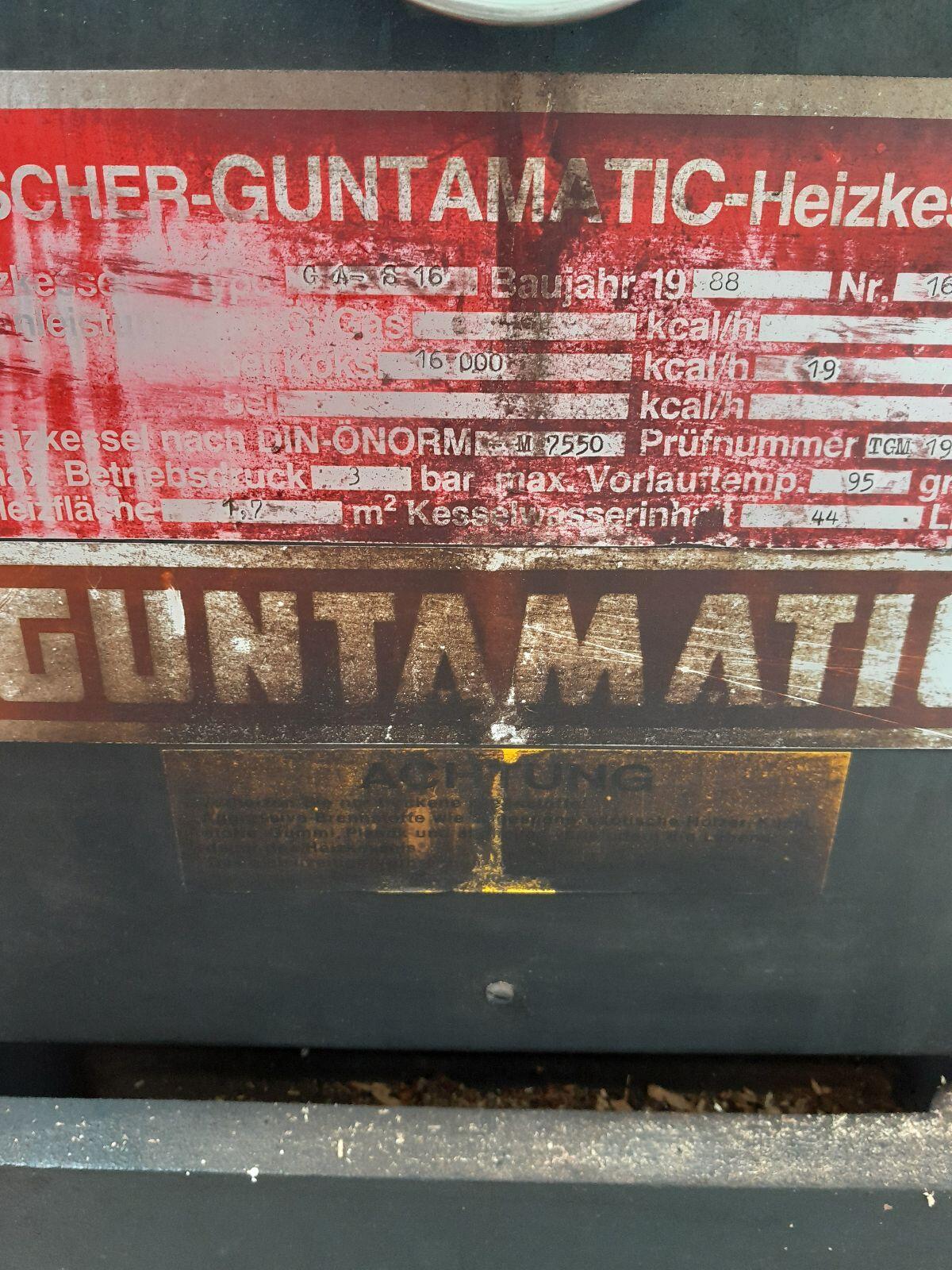 Guntamatic Heizkessel 16 kW 2