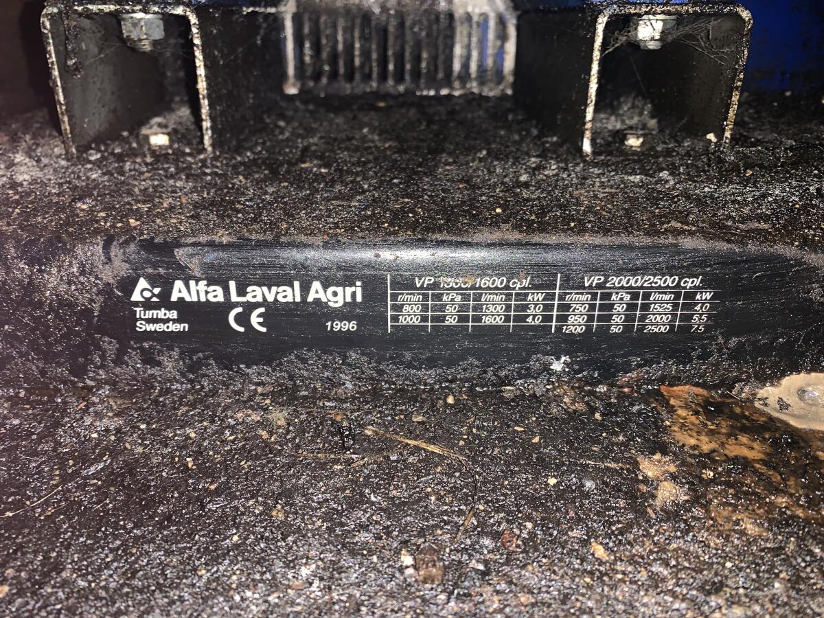 Vakuumpumpe Alfa Laval 4 kW 2