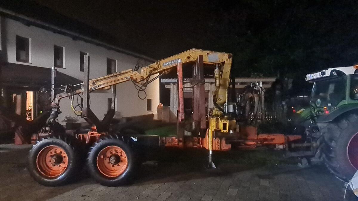 Kran Meiler MK 40 R Forstkran Rückewagen 1