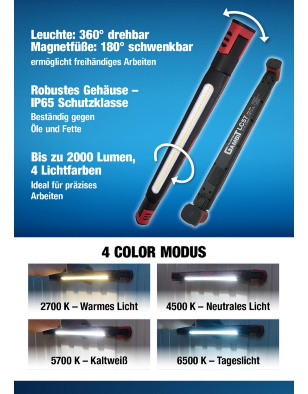 LC 57 LED Arbeitsleuchte 2