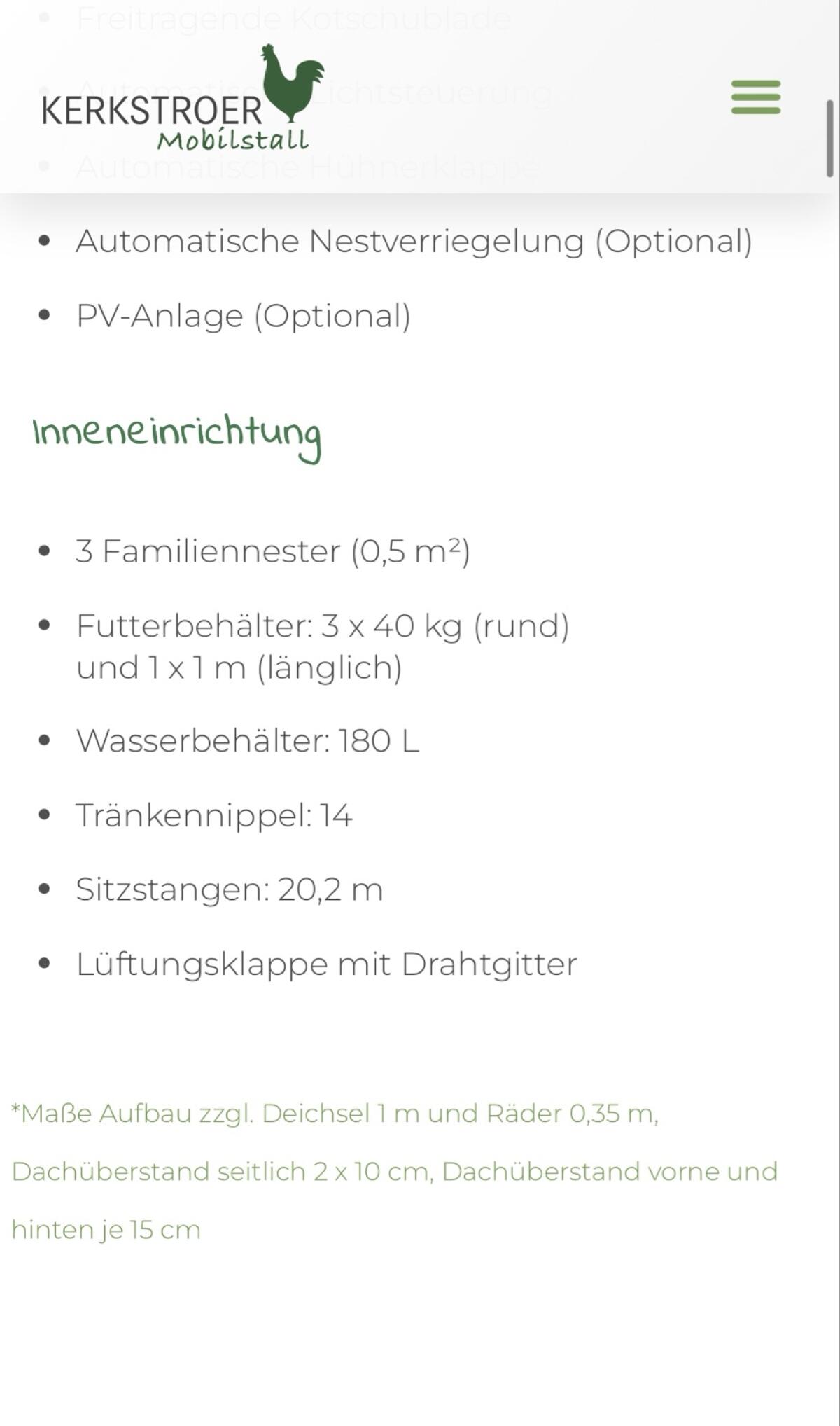 Mobiler Hühnerstall Kerstroer 120 3