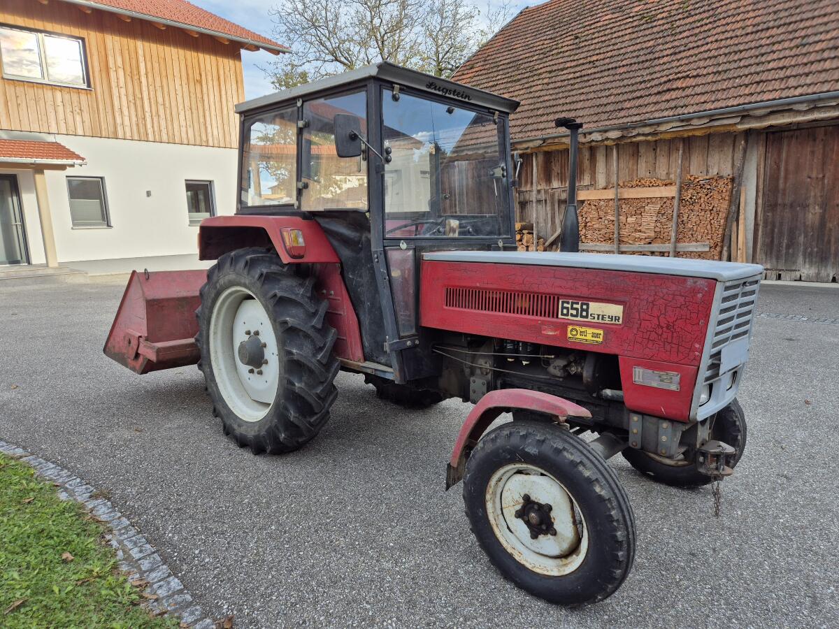 Steyr 658 inkl. Kippmulde 2