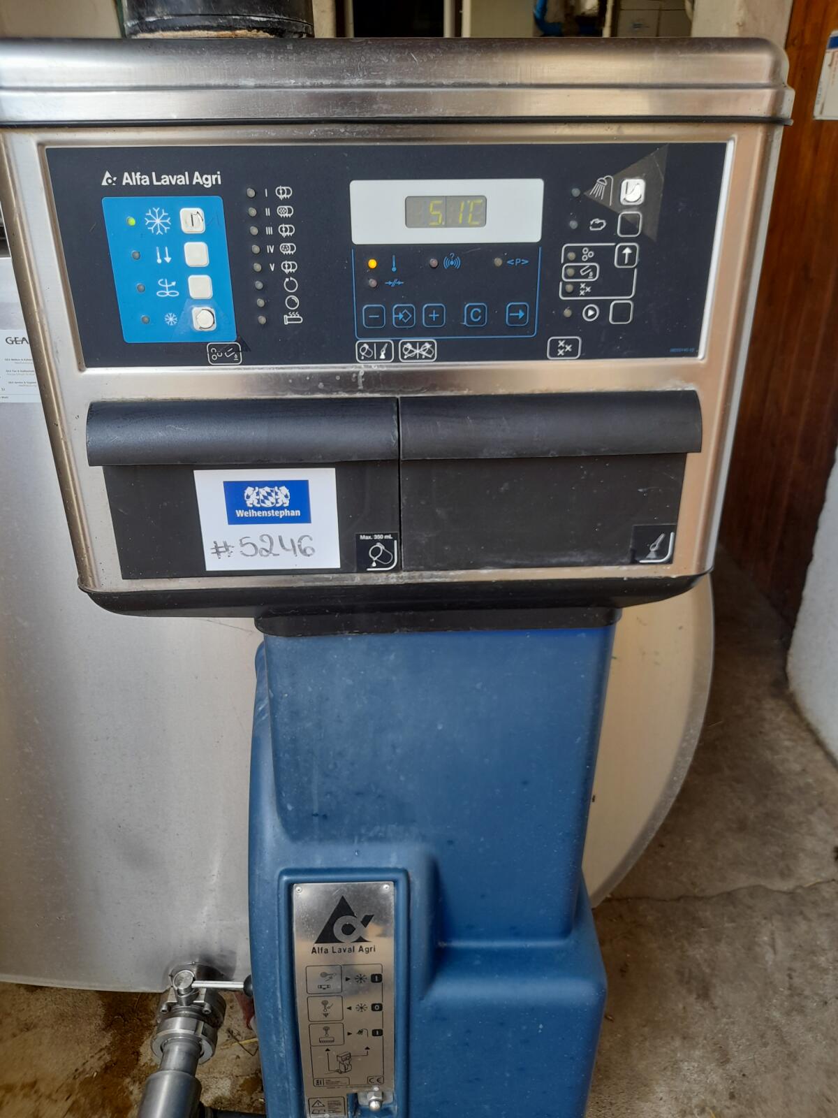Milchtank 1.600 l DeLaval 1
