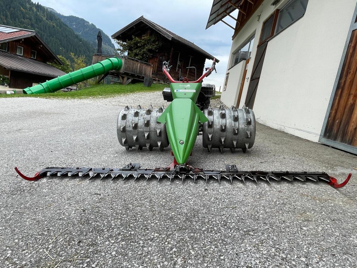 Motormäher Rapid Swiss mit zwei Mähbalken 2