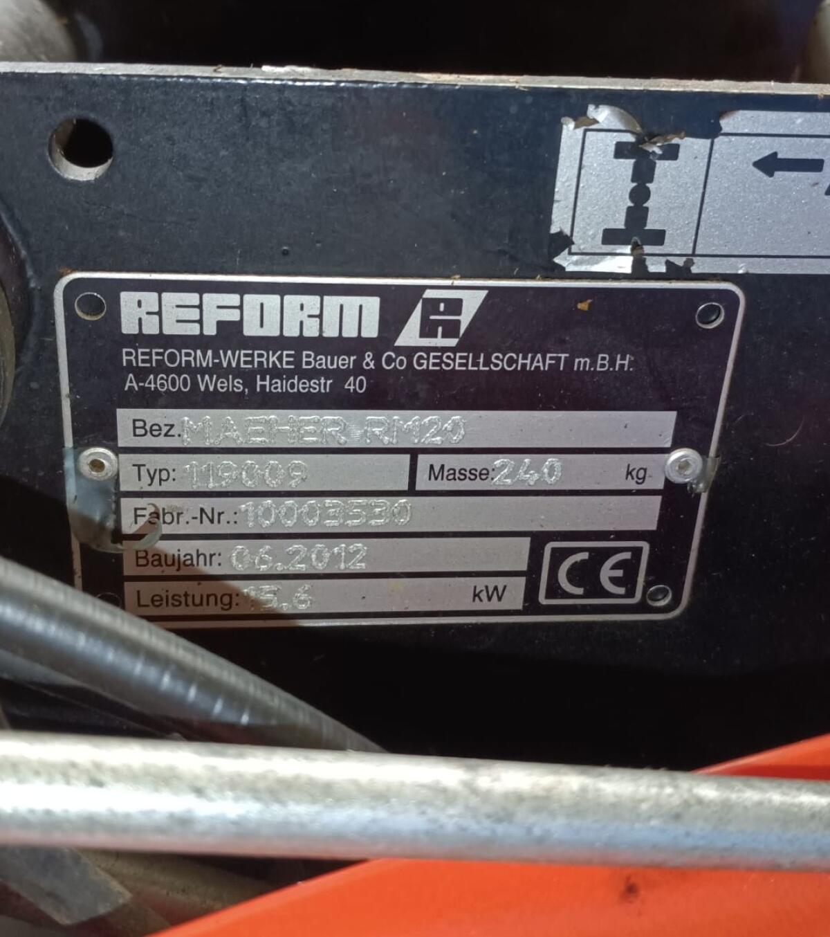 Mulcher, Rapid RM20, Reform, Hybridmäher 1