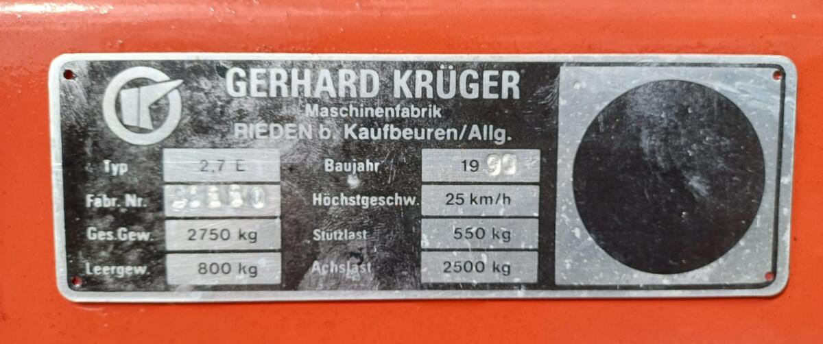 Miststreuer Krüger 3