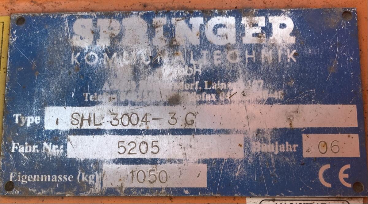 Springer Schneepflug SHL3004-3C 2