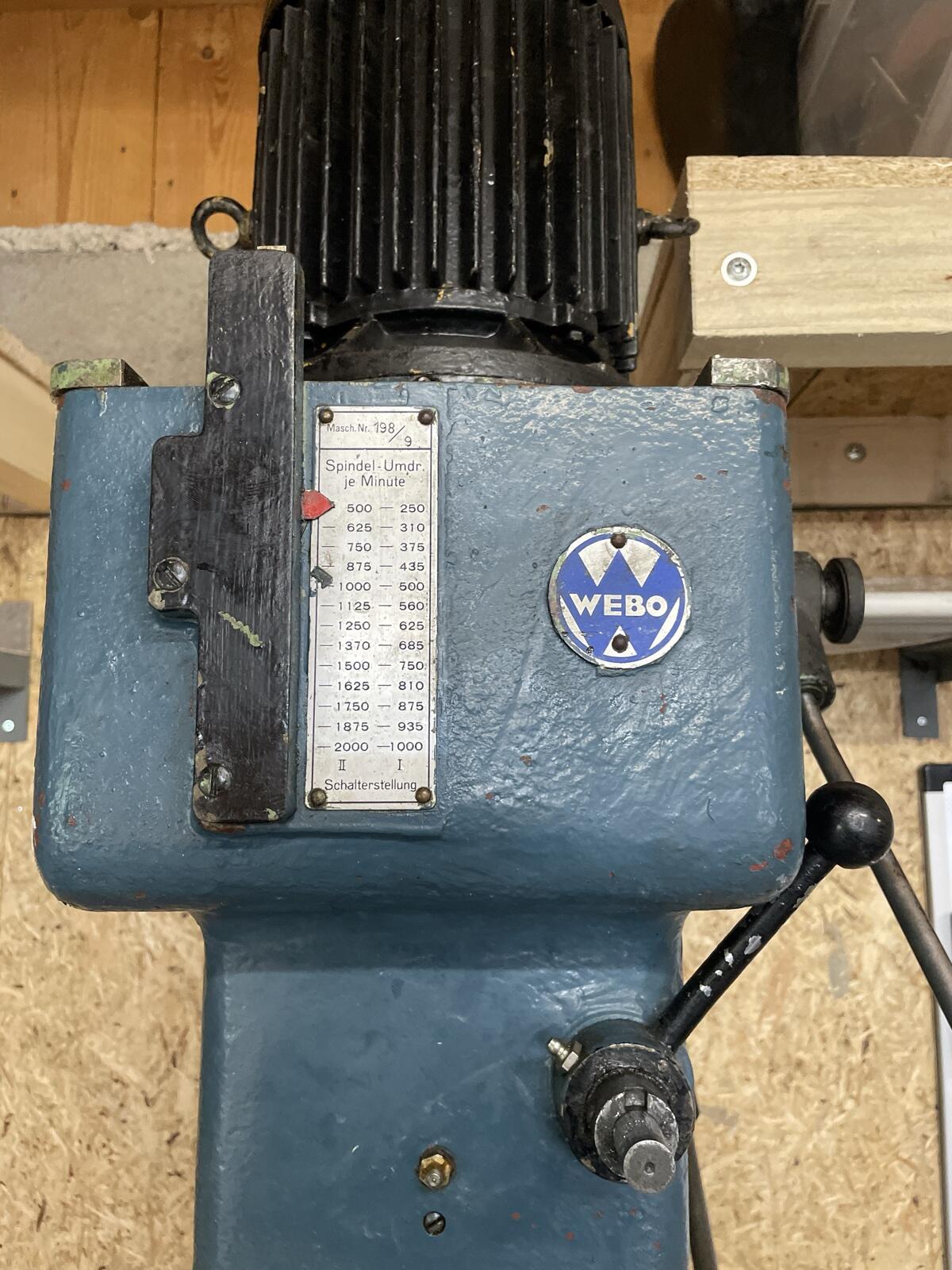 Ständerbohrmaschine Webo 3