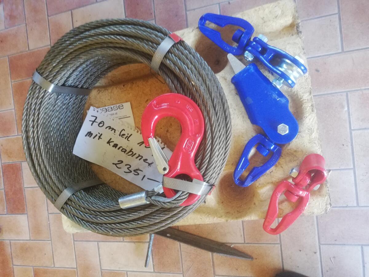 Forstseile - Stahldrahtseil 10 bis 14 mm Dm., hochverdichtet 2