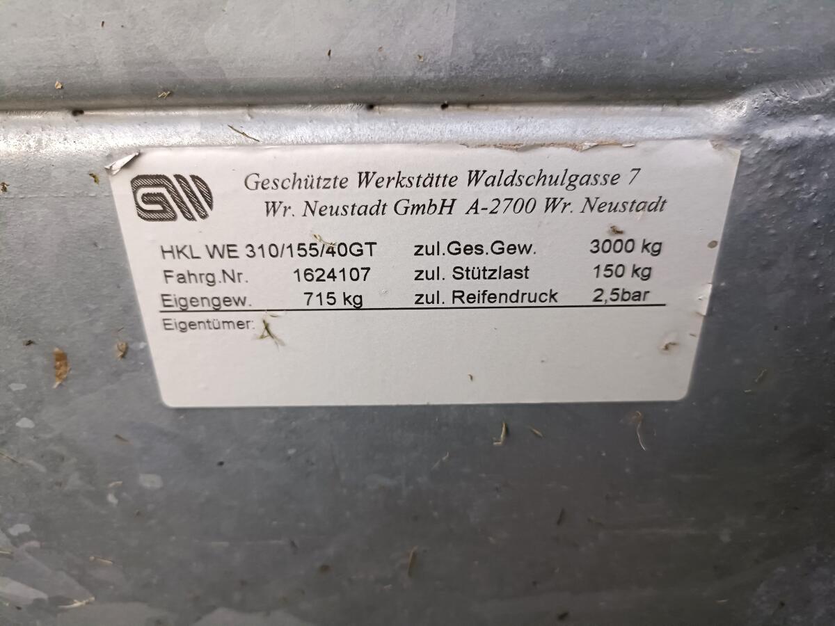 Tandem Anhänger zu verkaufen 2