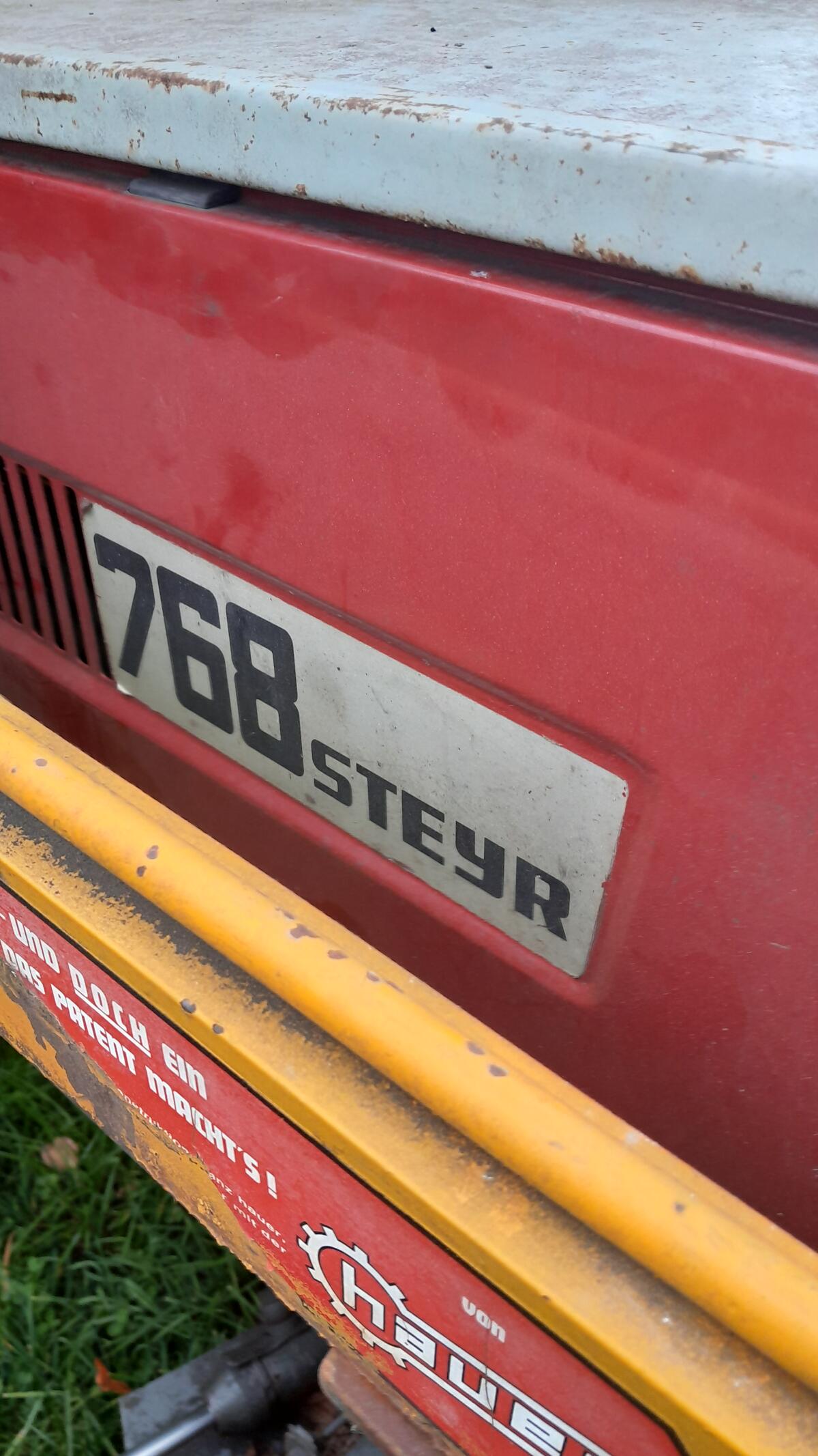 Frontlader Hauer inkl. Steyr 768 1