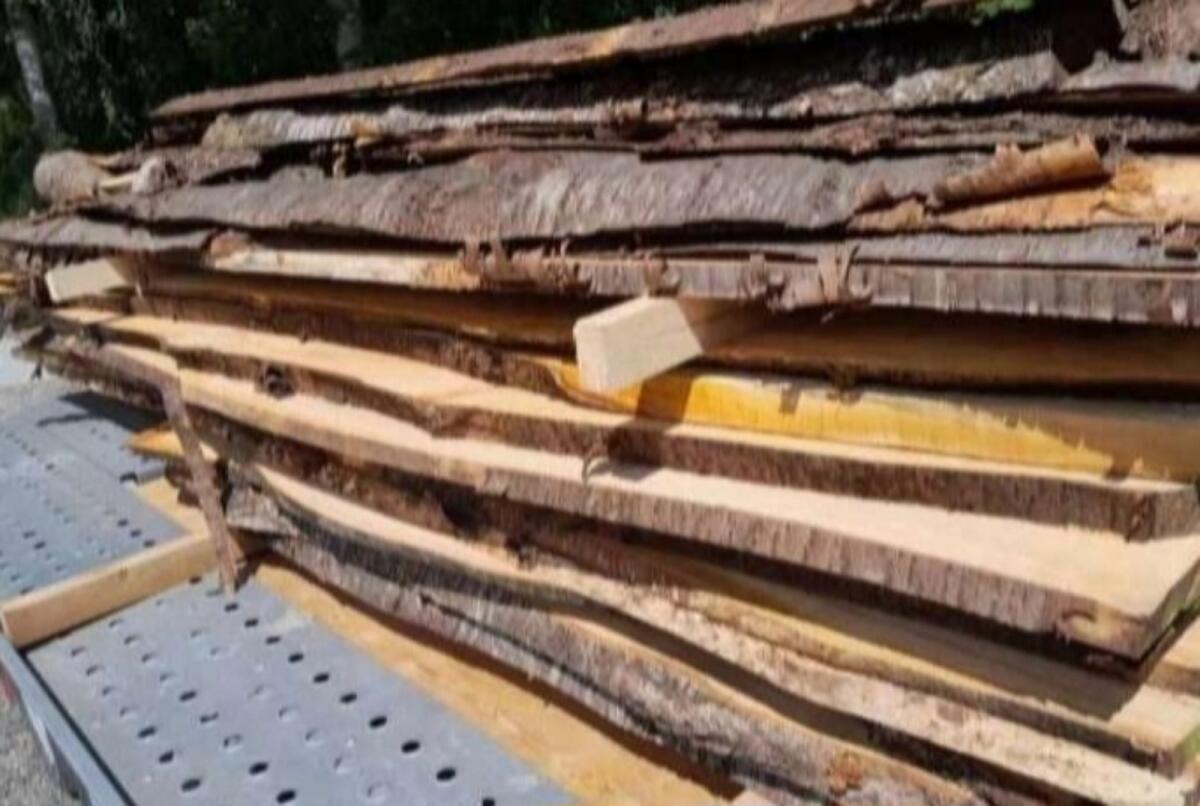 Kirsch-Holz Bretter und Pfosten, Wildkirsch-Holz 2