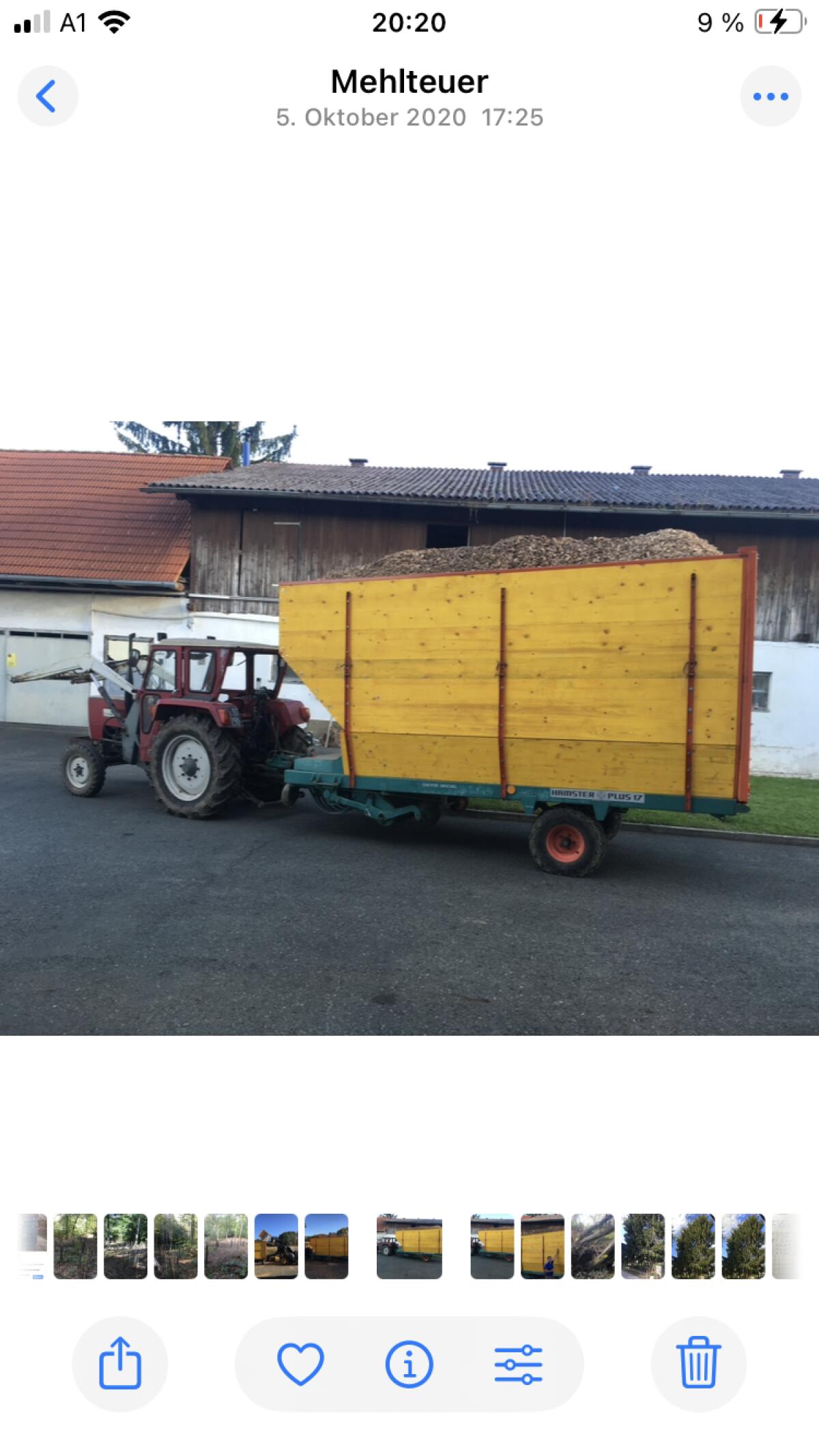 Hackschnitzel Ladewagen Steyr 1