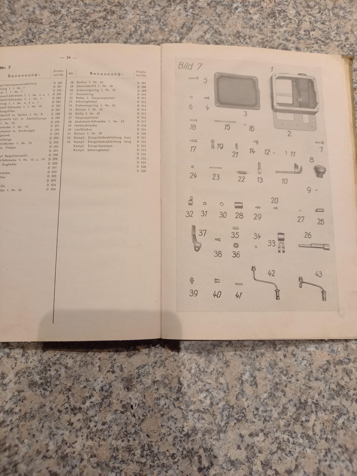 Güldner Betriebsanleitung Ersatzteile Liste 3