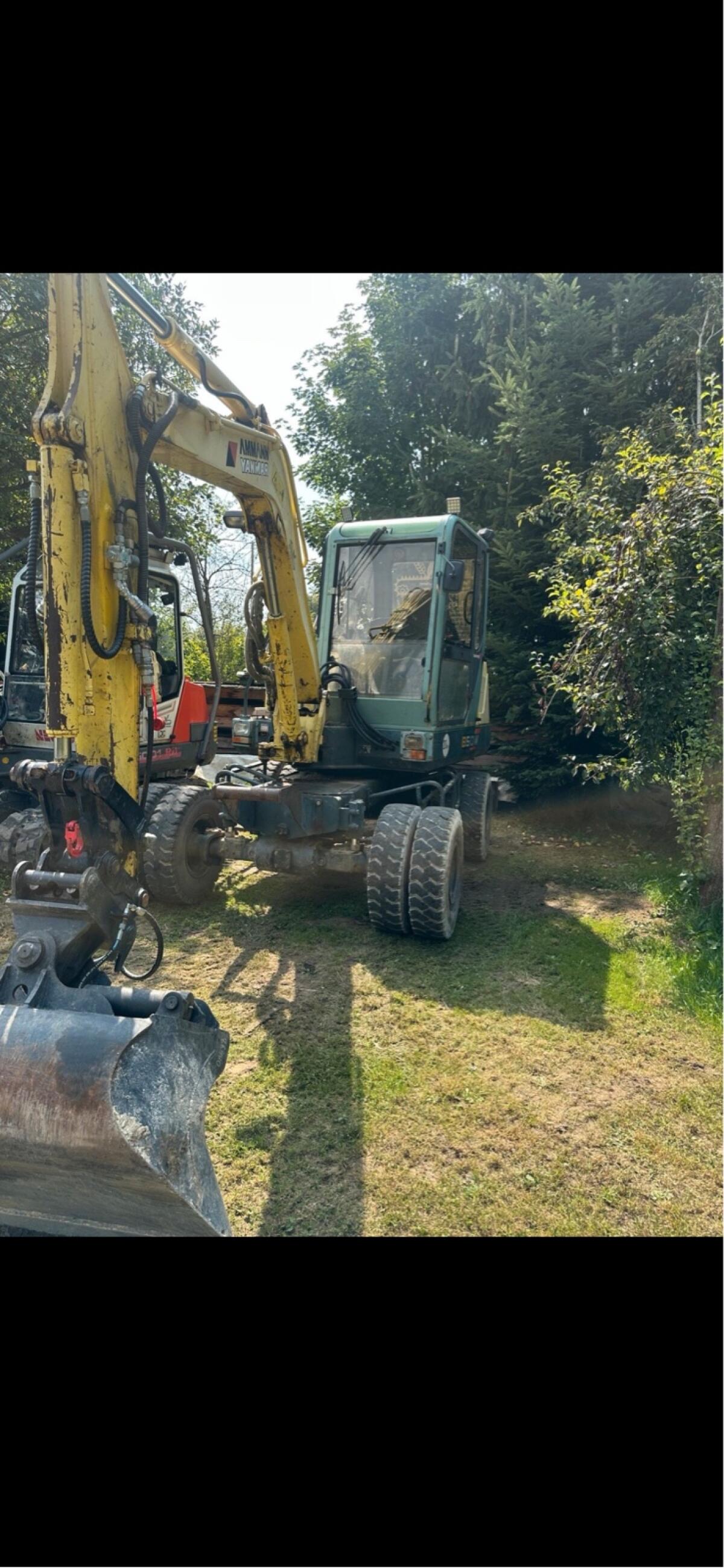 Mobilbagger Yanmar B50W 3