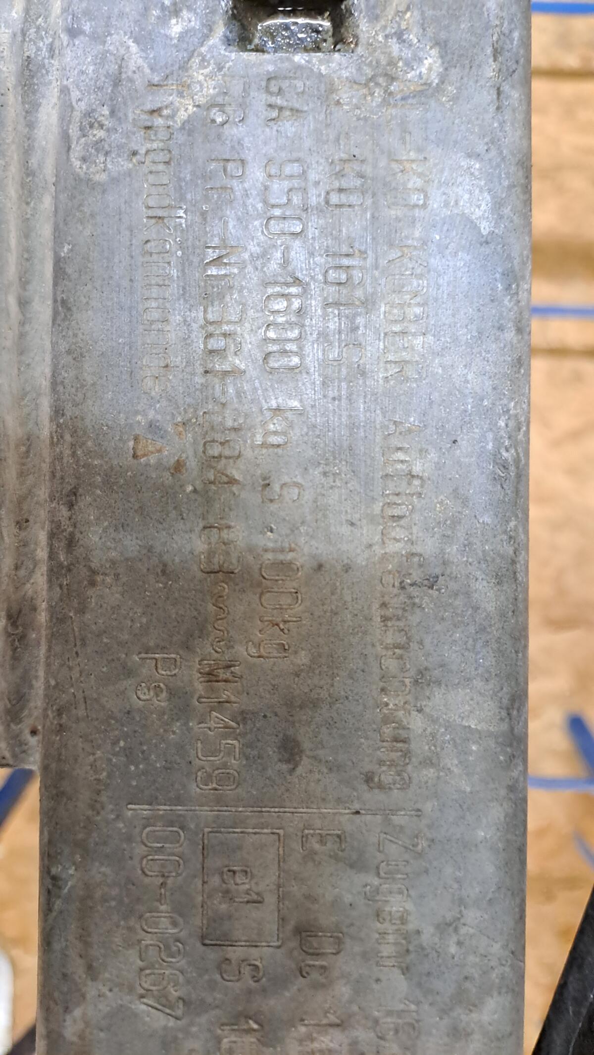 Auflaufbremse 950-1.600 kg 1