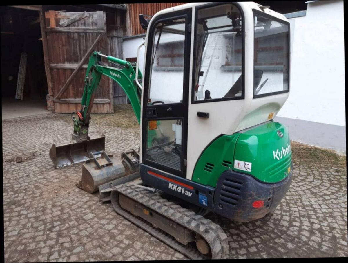 Kubota KX 41 3-V mit Powertilt, Löffelpaket 2