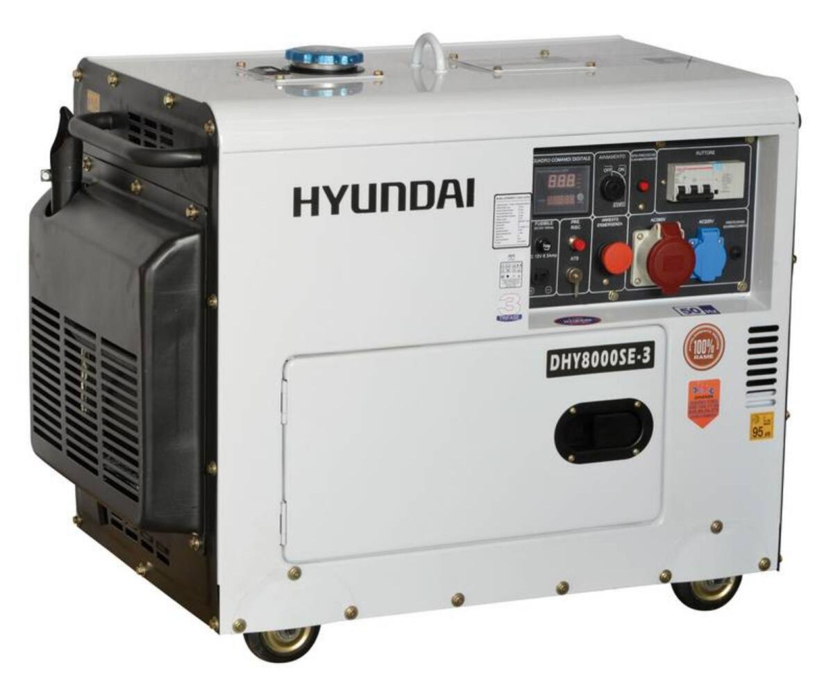 Diesel Notstromaggregat 7,3 KVA HYUNDAI 1