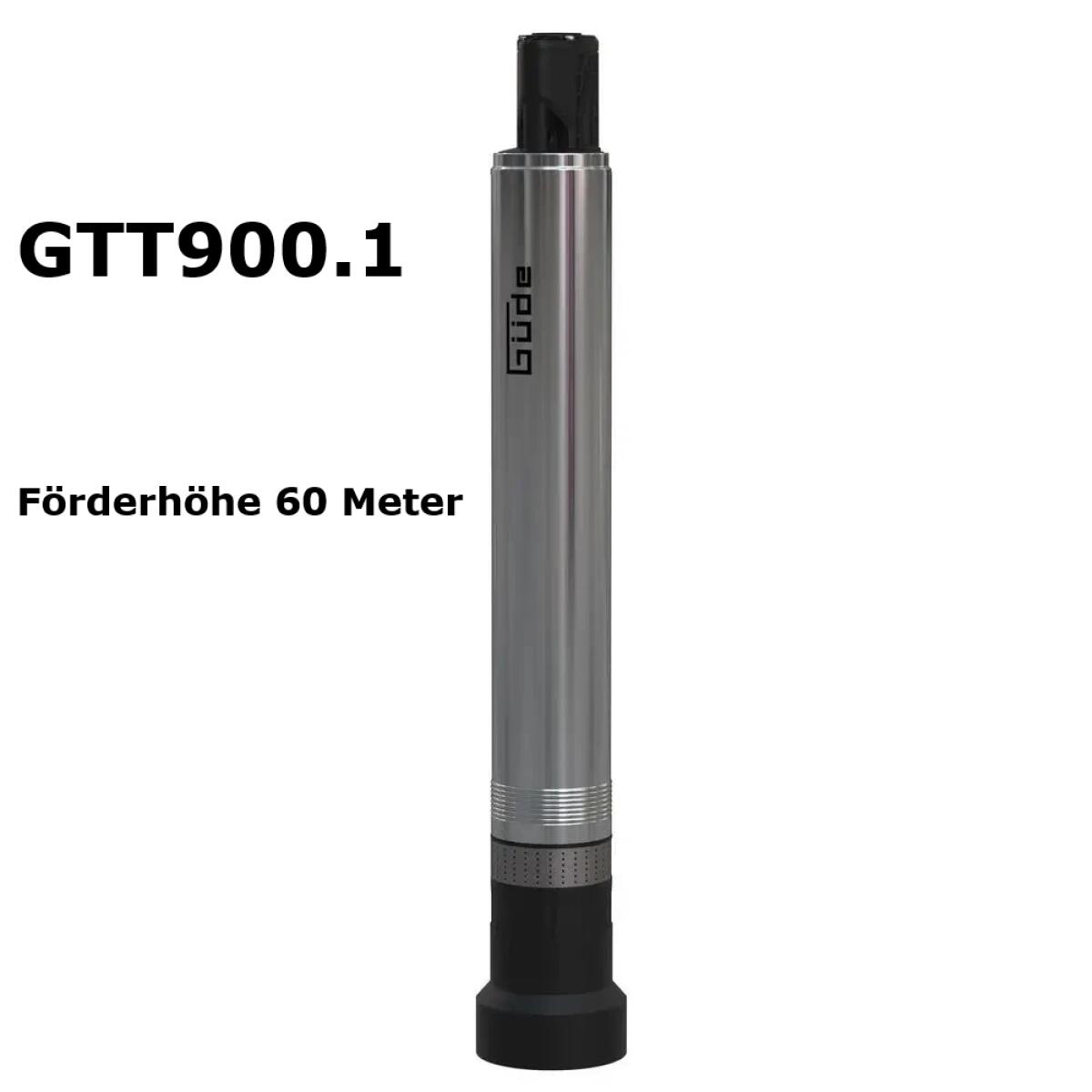 Tiefbrunnenpumpe, Wasserpumpe 60 m mit Druckschalter, NEU, GTT 900.1 1