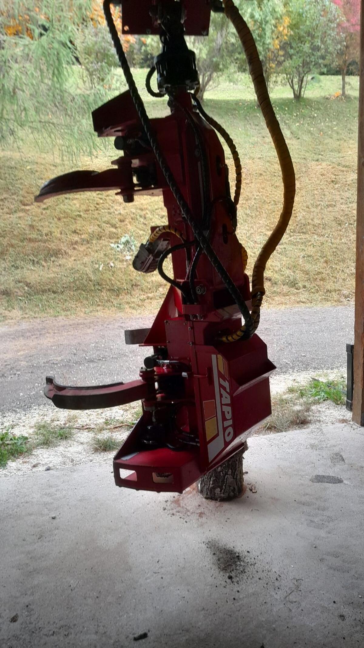 Terex Mobilbagger TW85 mit Tapio Schubharvester 3