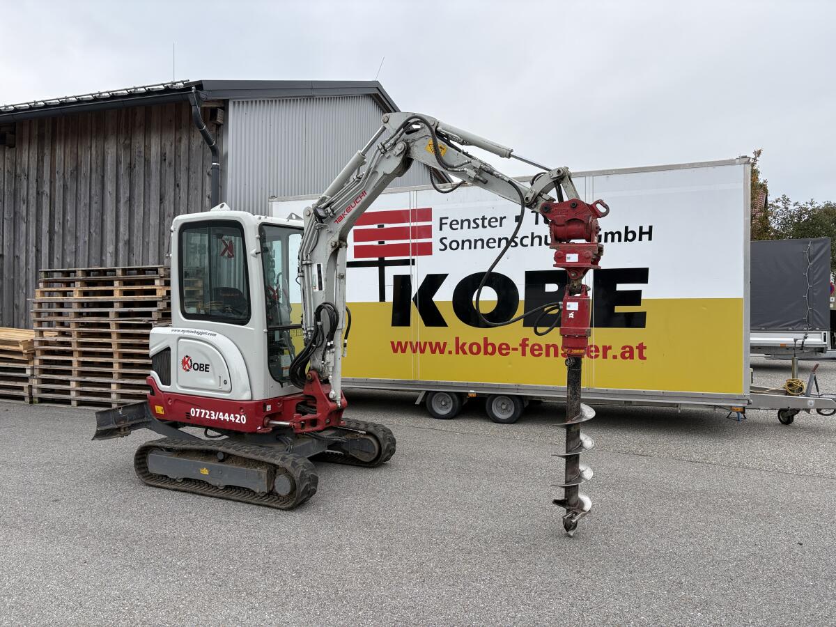 Minibagger mieten, Takeuchi TB225 3