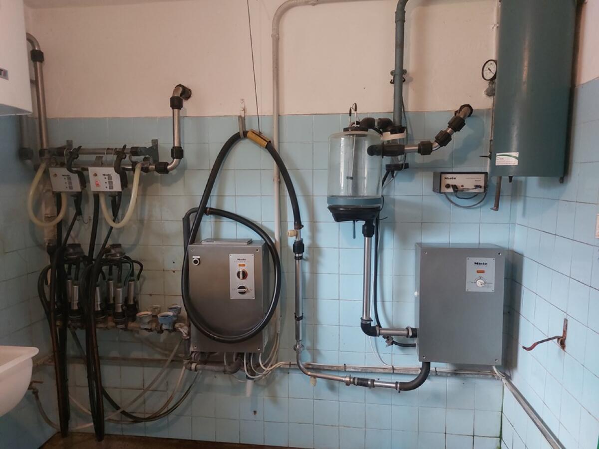 Miele Rohrmelkanlage komplett 1