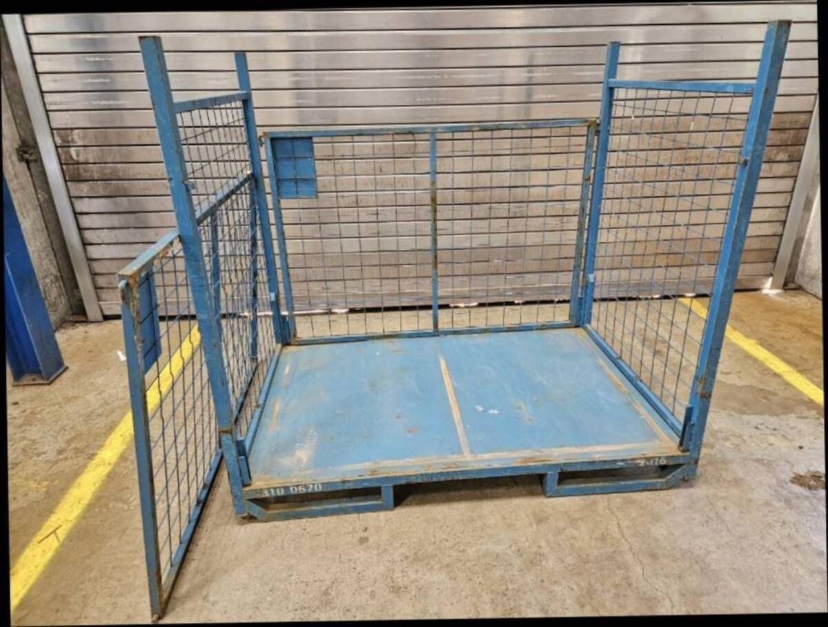 Gitterboxen Brennholz Regale Holzlagerung 1