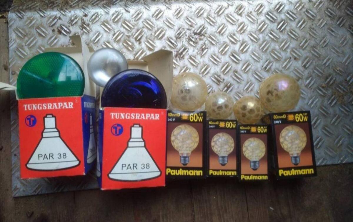Nostalgie-Birnen Leuchtmittel 70er Jahre 1