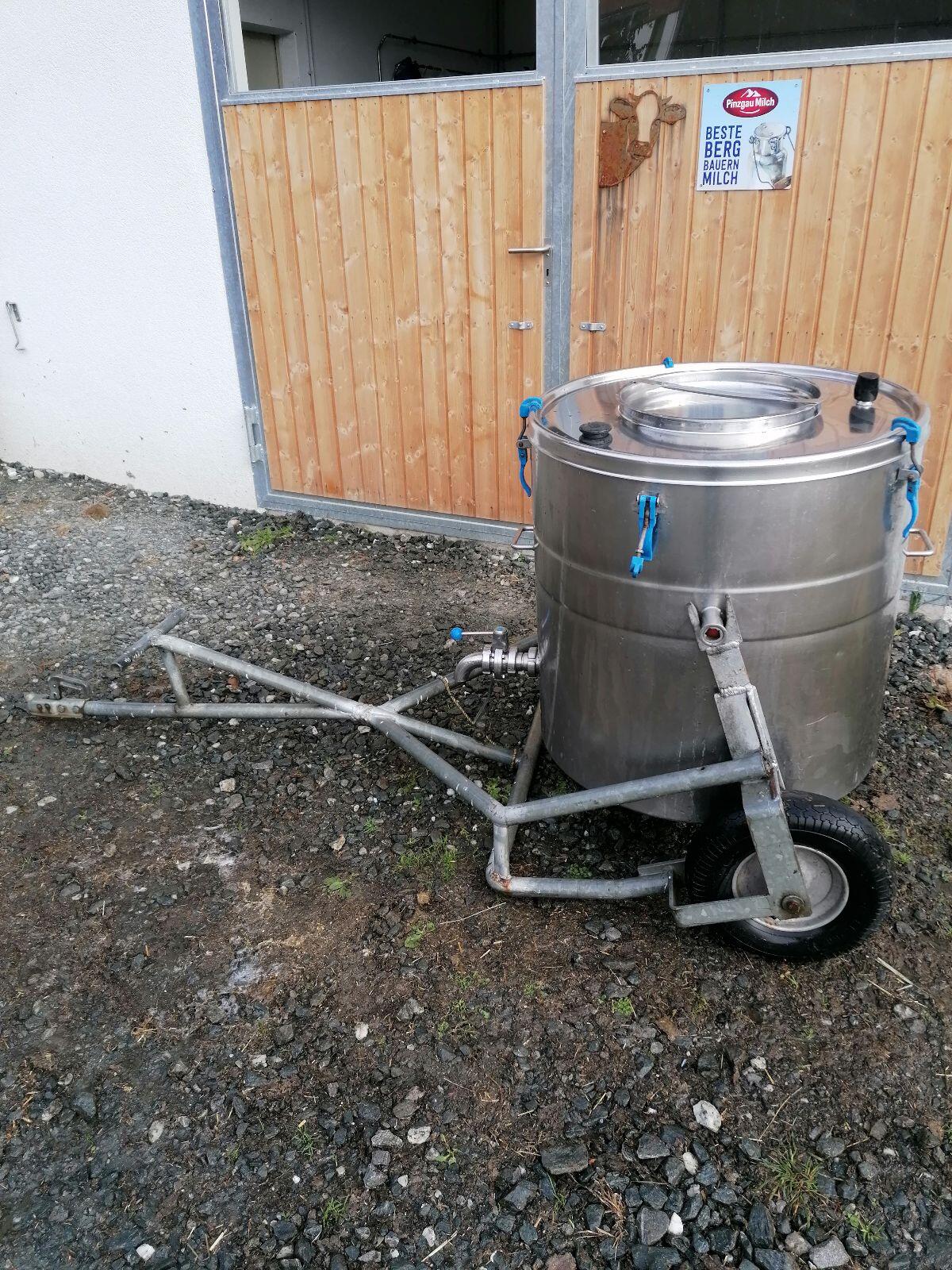 Milchtank 280 l inkl. Transportwagen 3