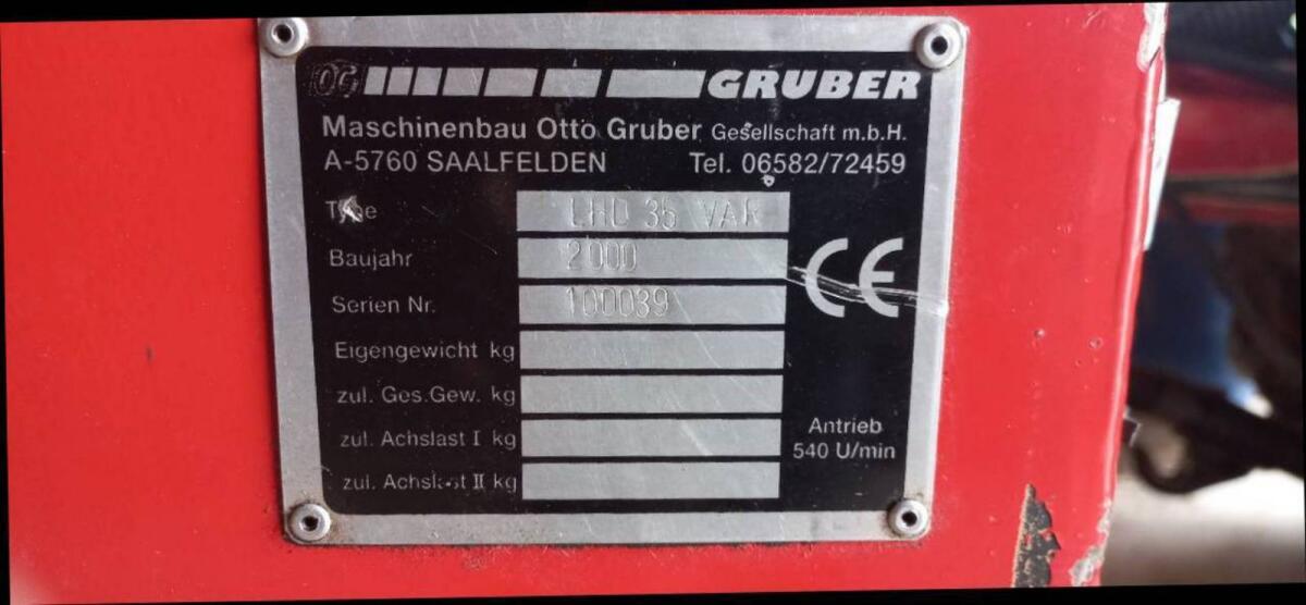 Ladewagen Gruber LHD 35 Vario 3