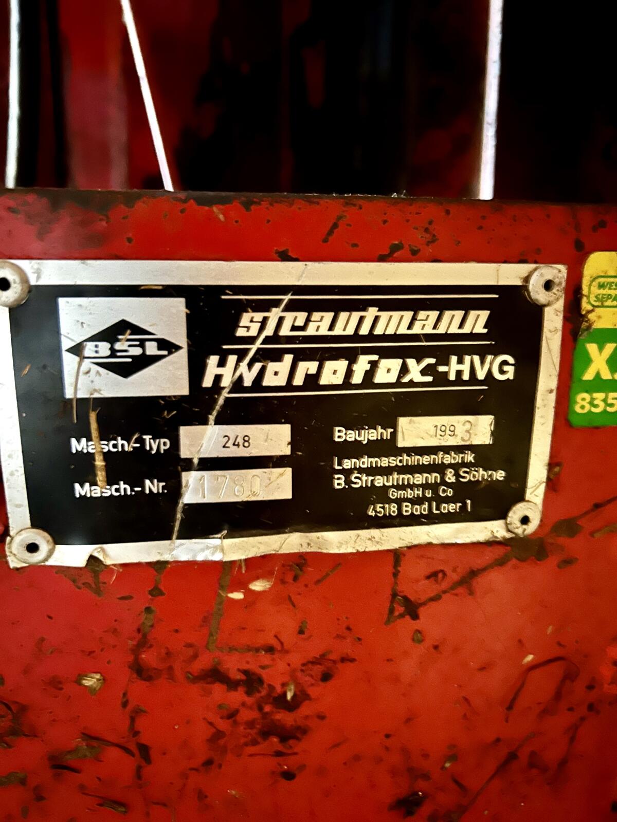Strautmann Blockschneider Hydrofox-HVG 2