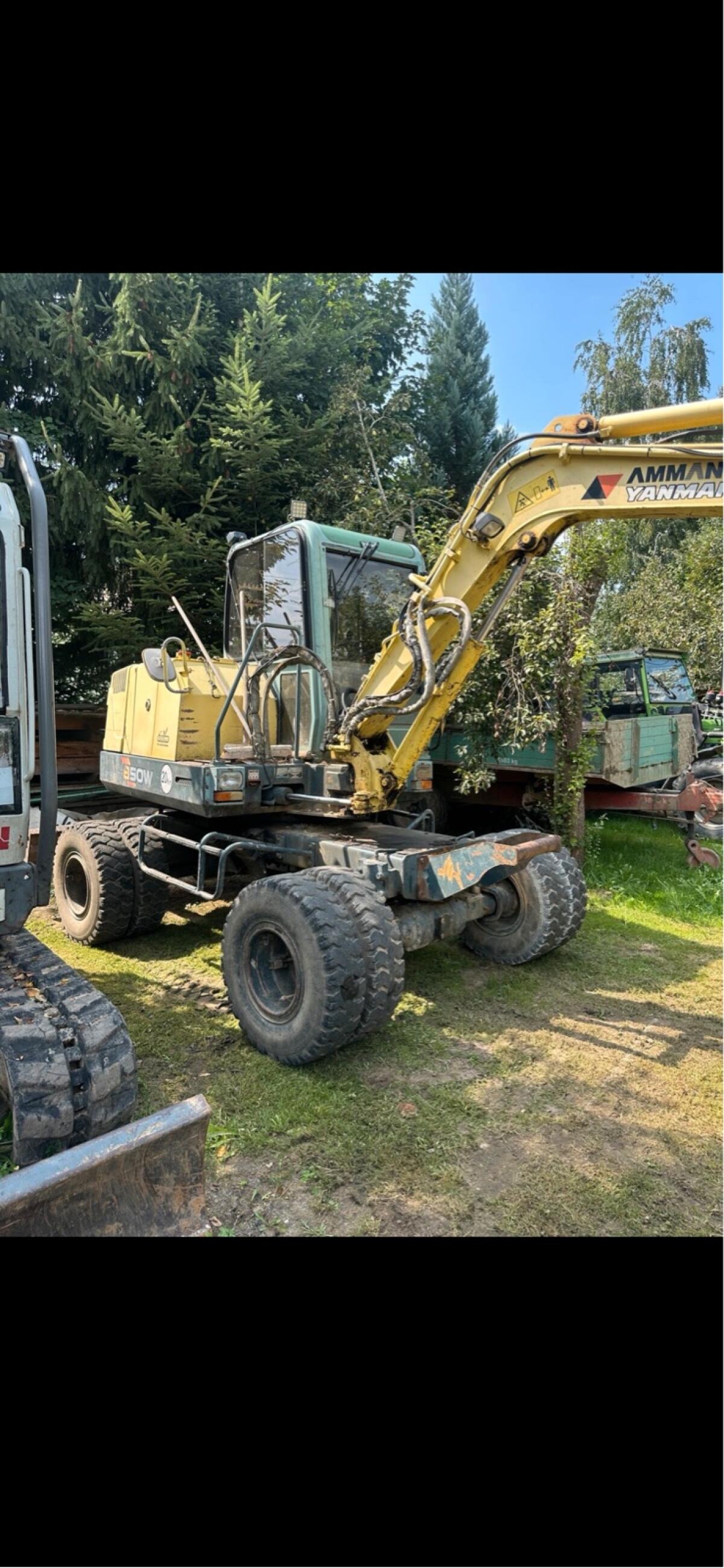 Mobilbagger Yanmar B50W 1