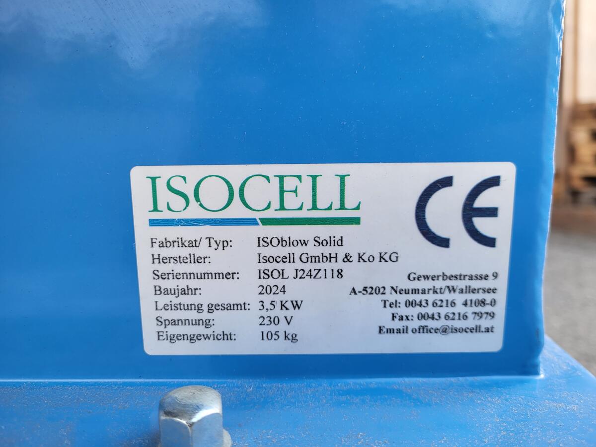 ISOblow Solid 2024 Zellulose Einblassmaschine 3