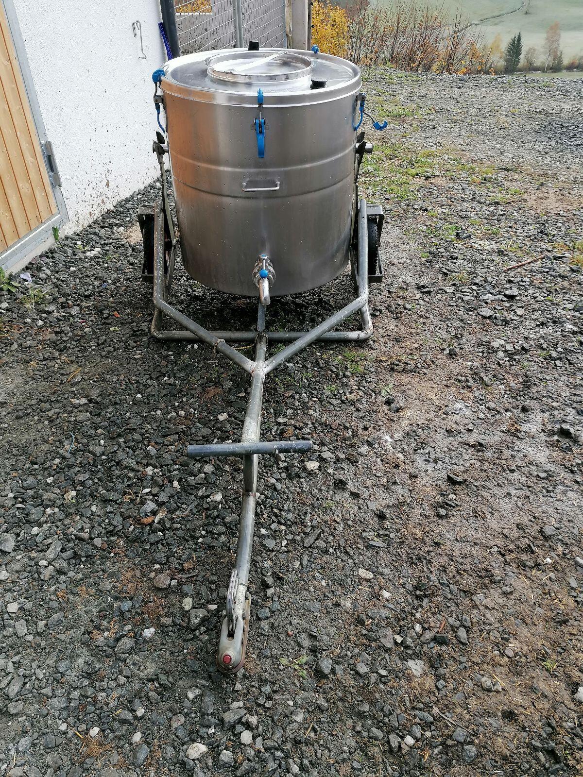 Milchtank 280 l inkl. Transportwagen 2