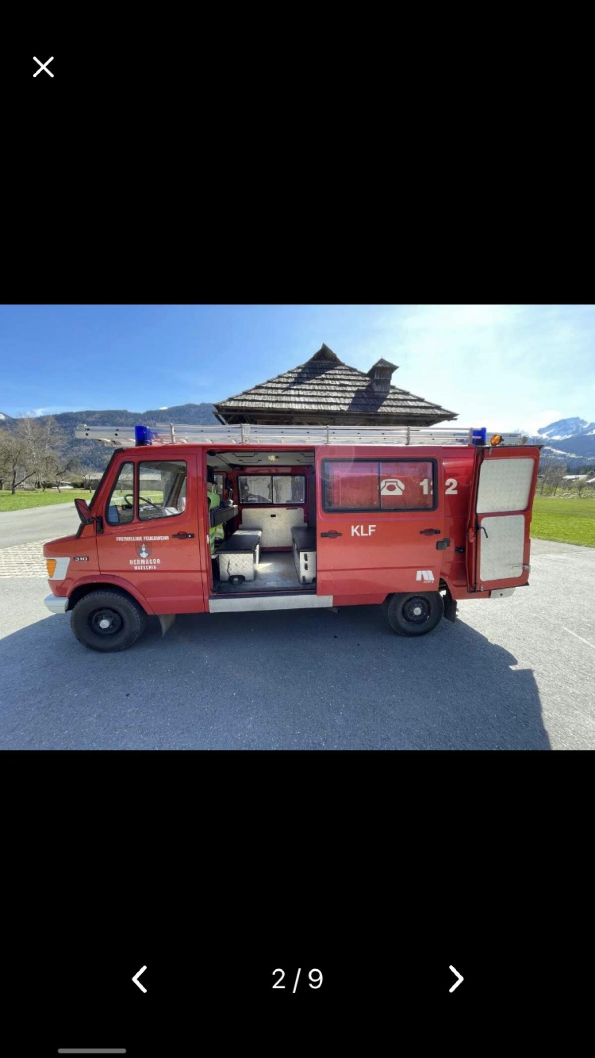 Mercedes-Benz Transporter Kleinlöschfahrzeug KLF Mercedes Be 2