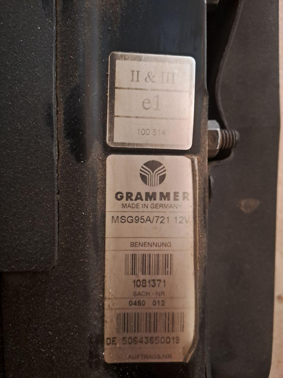 Grammer Traktorsitz 1