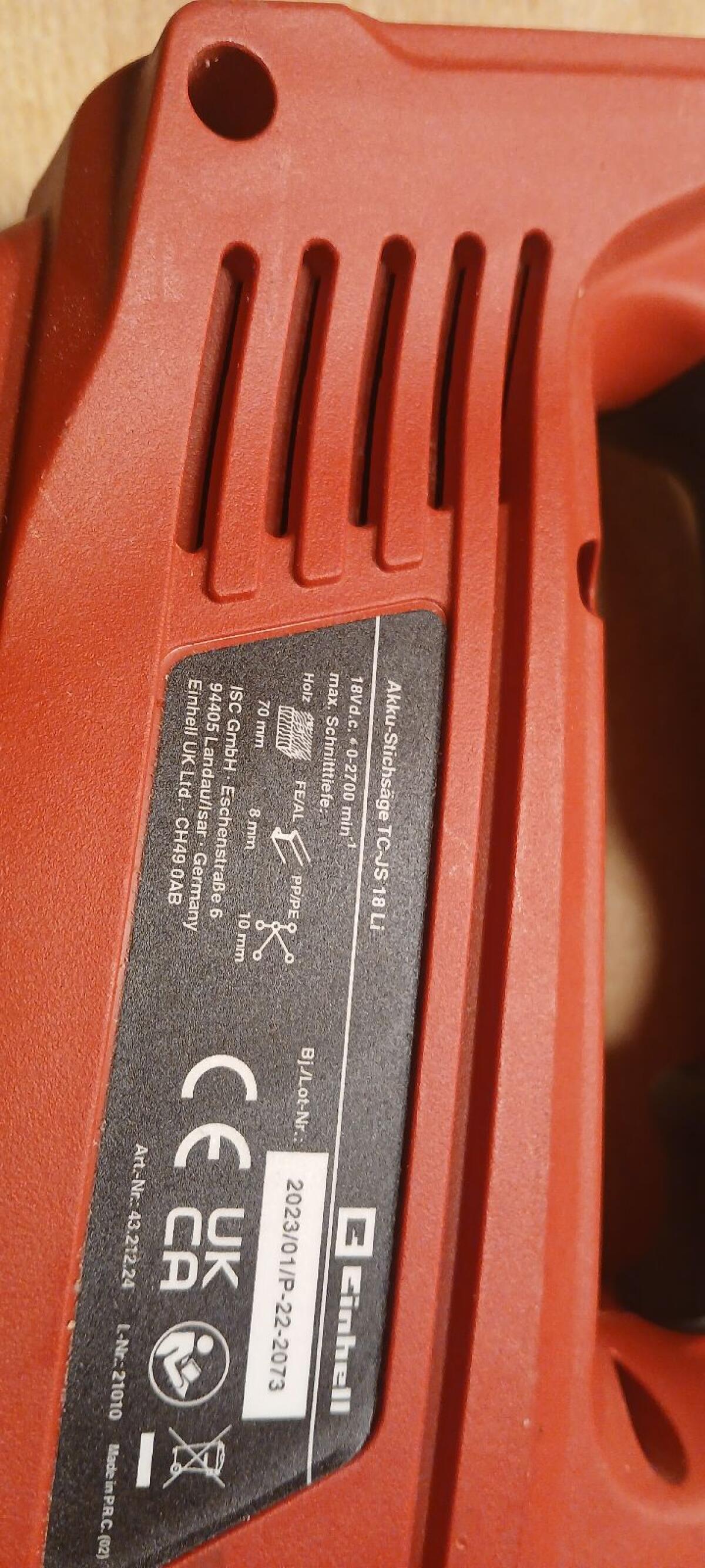 Einhell Akku Stichsäge 1