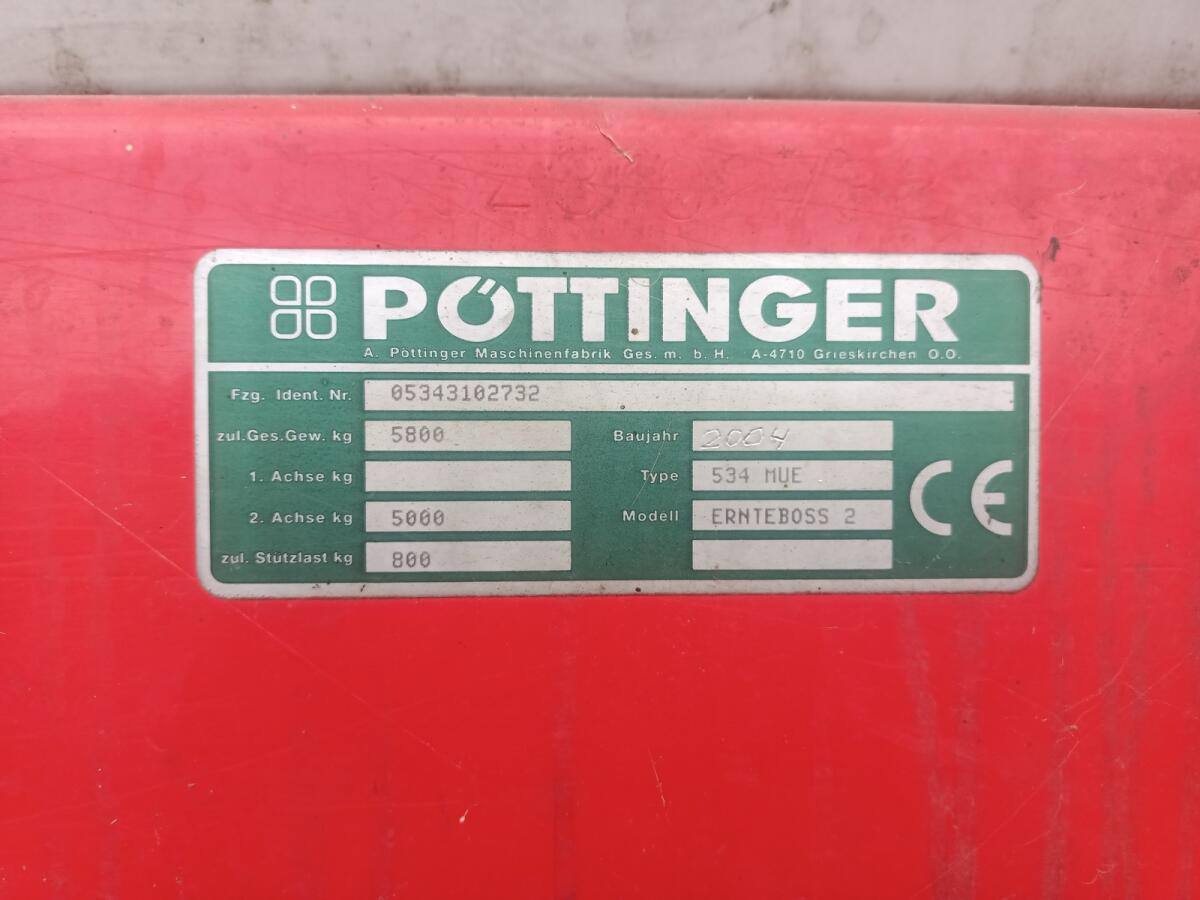 Pöttinger Ladewagen Ernteboss 2 1