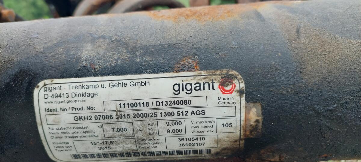 Gebrauchte 7 t Achsen 2