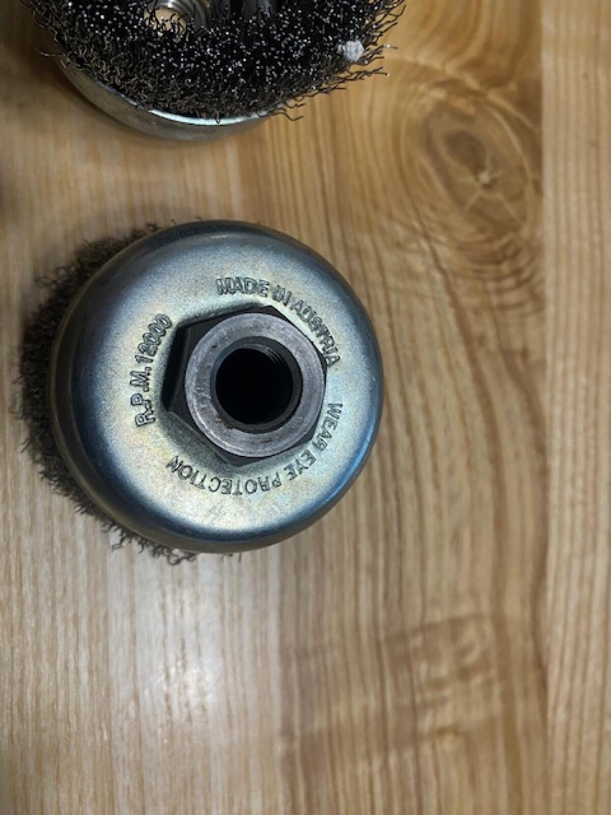 3 Stk. Topfbürsten Dm. 60 mm Drahtbürste Topf-Drahtbürste M14 3