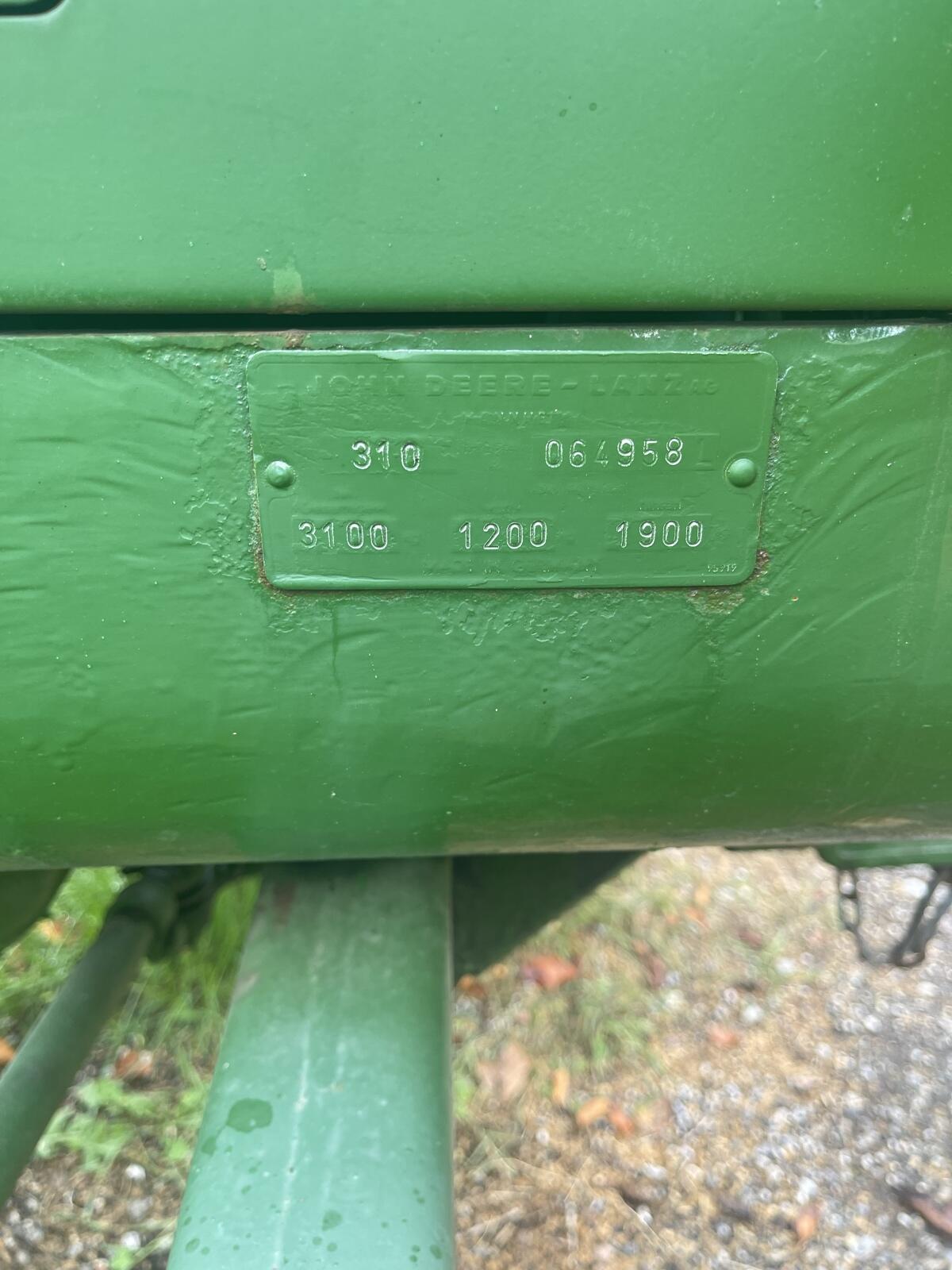 John Deere Lanz 310s 2