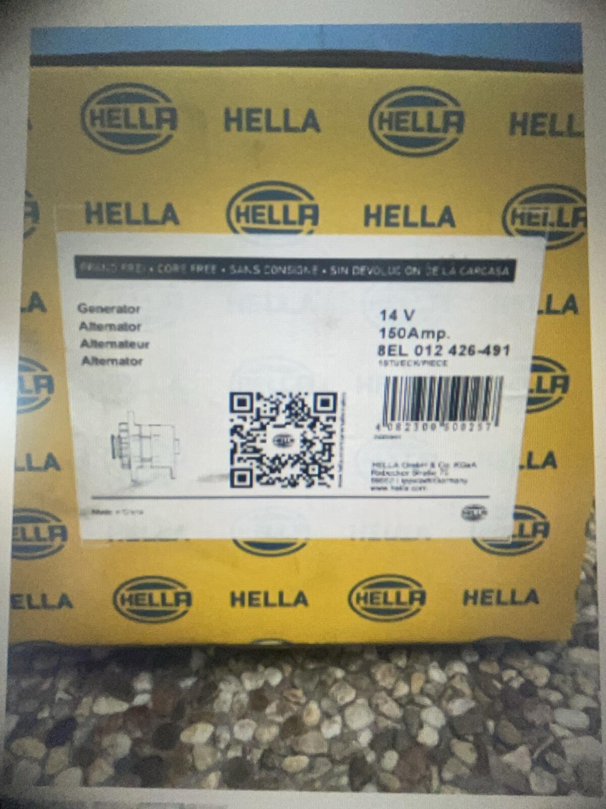 Lichtmaschine Hella 8EL 012 426-491 1