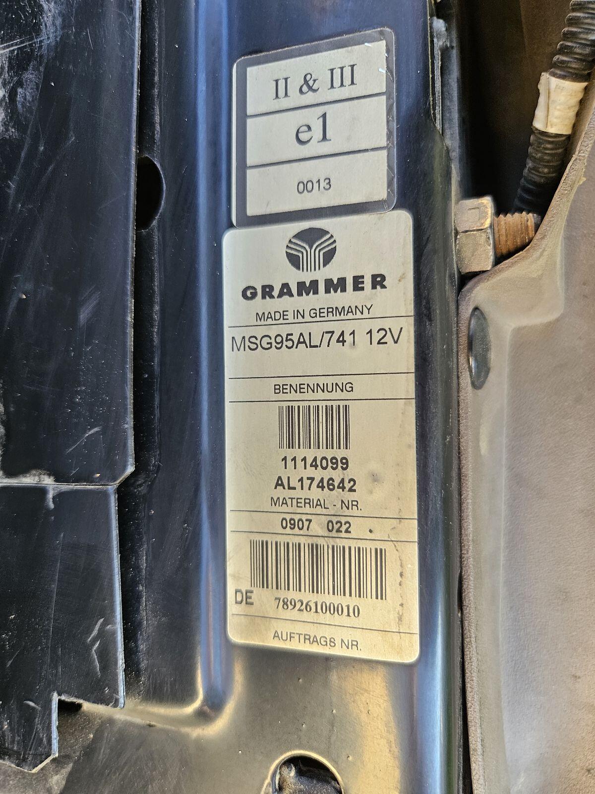 Traktorsitz Grammer John Deere 2