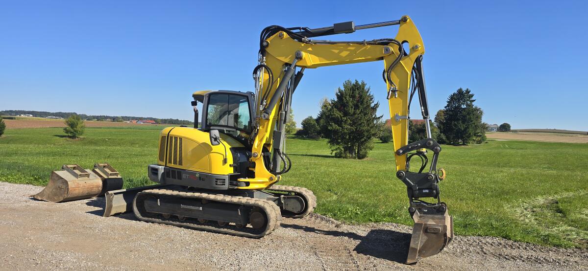 Wacker ET90 mit Verstellausleger und Powertilt 3