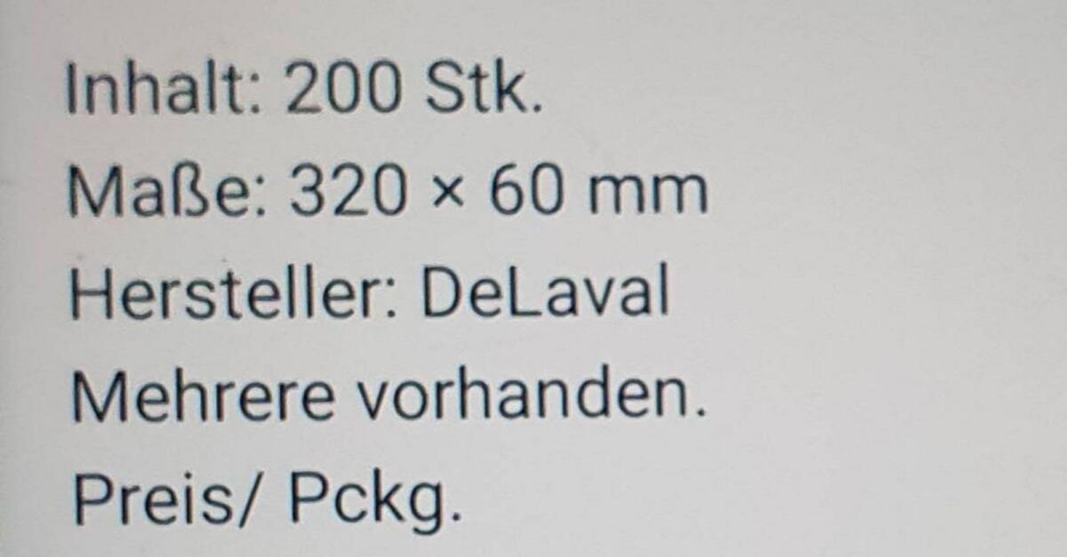 Milchfilter weiß, genäht 2