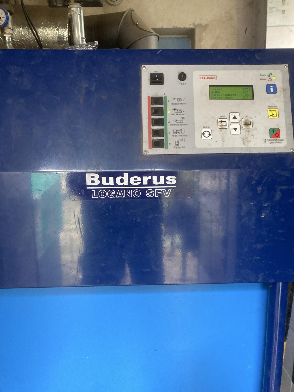 Holzvergaser Buderus Logano SFV 2
